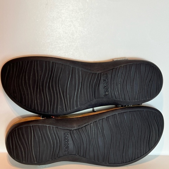 VIONIC PADEN SNAKE PRINT SANDAL SZ 9 MULTICOLOR COMFORT FOOTBED ORTHOTIC - Picture 4 of 5